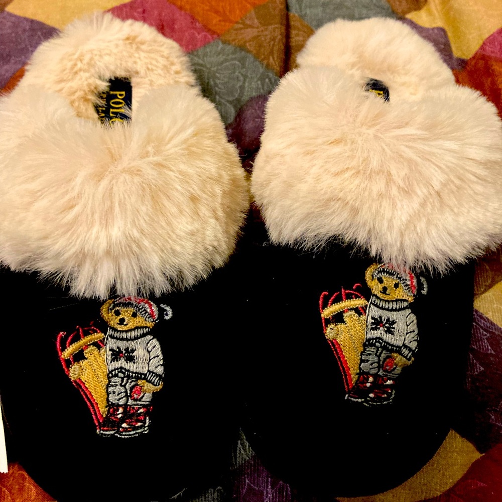 Polo Bear slipper’s with Fur.